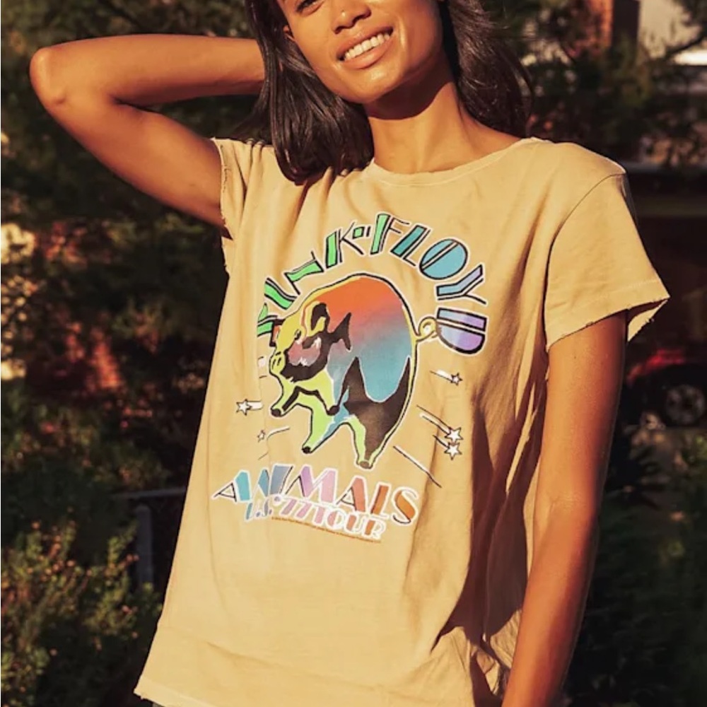 Junkfood Pink Floyd Graphic Tee